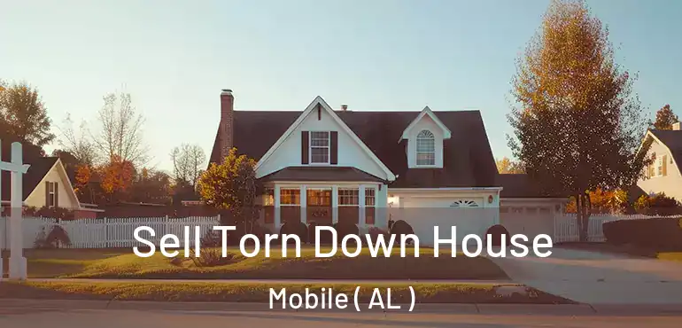  Sell Torn Down House Mobile ( AL )